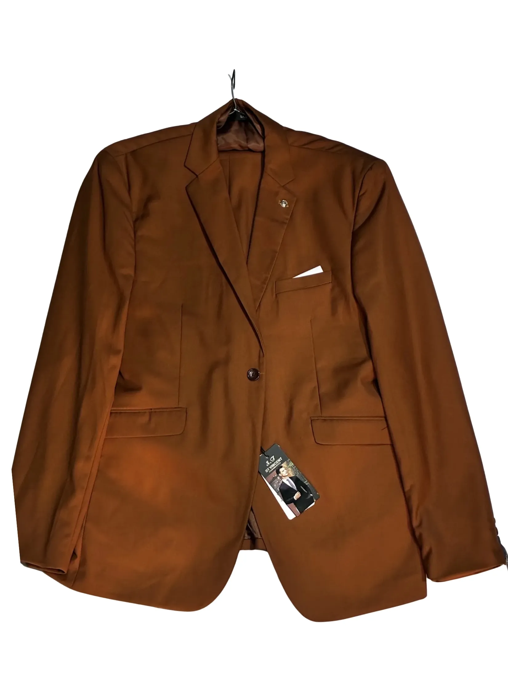 Warm Brown Breasted Three Piece